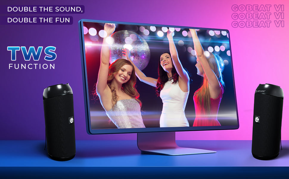 GOBEAT VI 10W BLUETOOTH SPEAKER (6 Months Brand Warranty) by Lapcare