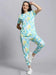 Women's Casual Tie Dye Print Night Suit